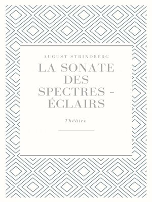 cover image of La Sonate des spectres--Éclairs